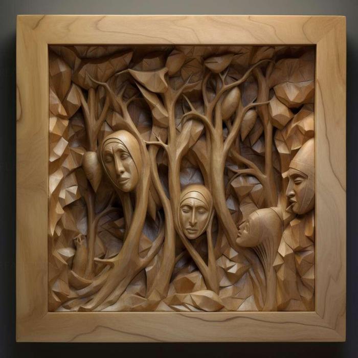 نموذج ثلاثي الأبعاد لآلة CNC 3D Art 